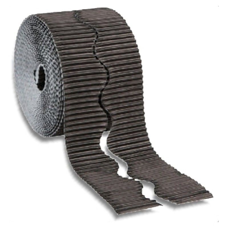 Borde de ondas 57 mm x 15 m Negro