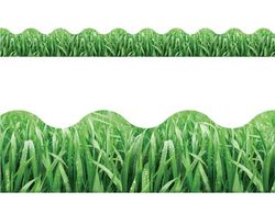 Borde de ondas liso Cesped