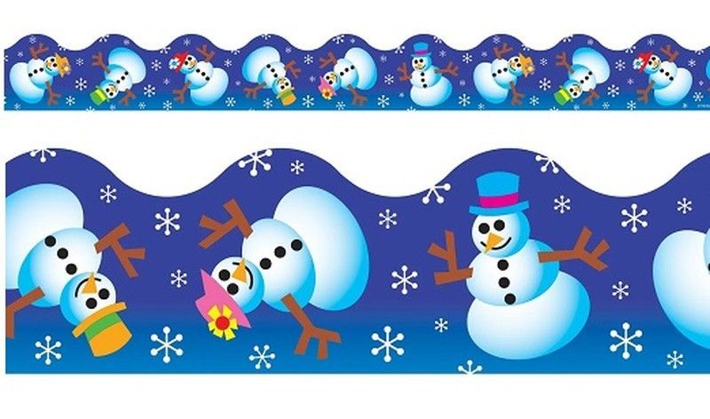 Borde de ondas liso diversión de invierno