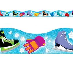 Borde de ondas liso Juegos Iinvierno