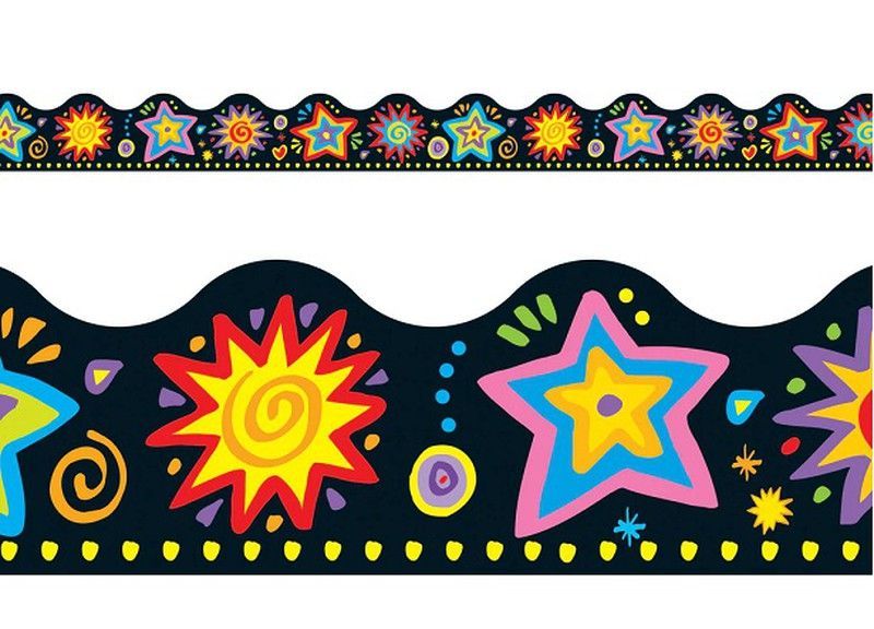 Borde de ondas liso Ráfagas de Neon