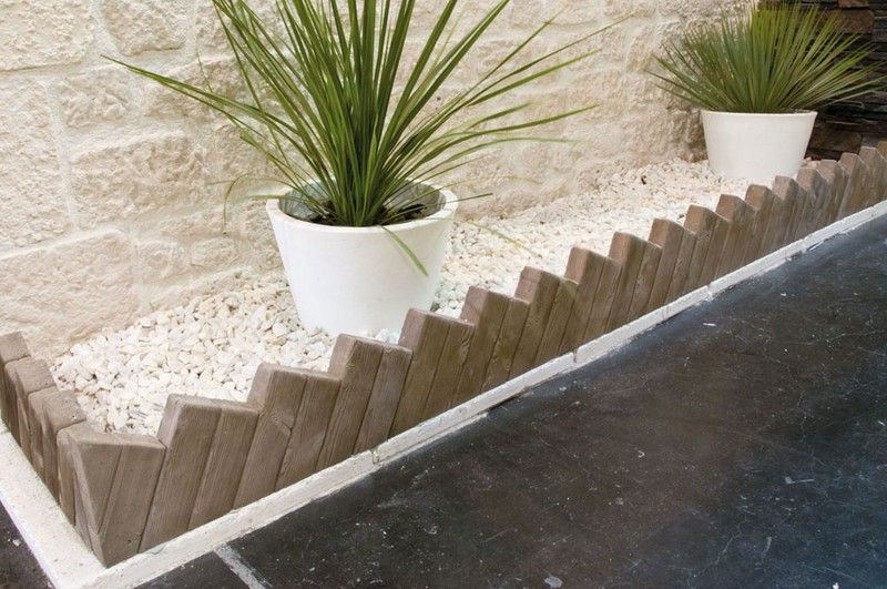 Bordillo jardín Laos 4,5x20x44 cm Verniprens