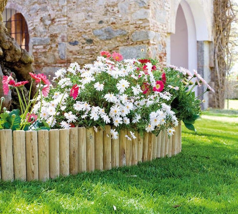 Bordura de jardín de madera Nortene