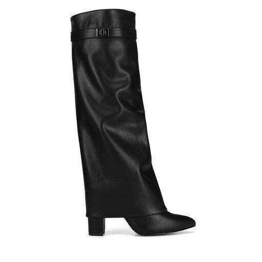 Bota Alta Luxe Para Mujer Negro