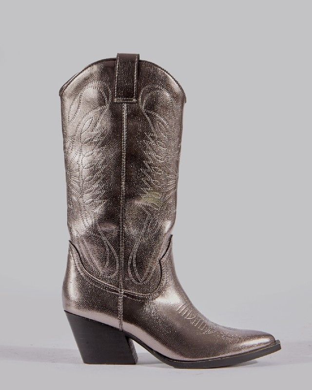Bota Cowboy Corina color Plomo modelo M3784