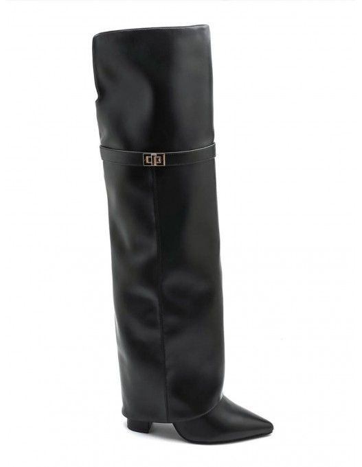 Botas Altas Negras Estilo Penélope