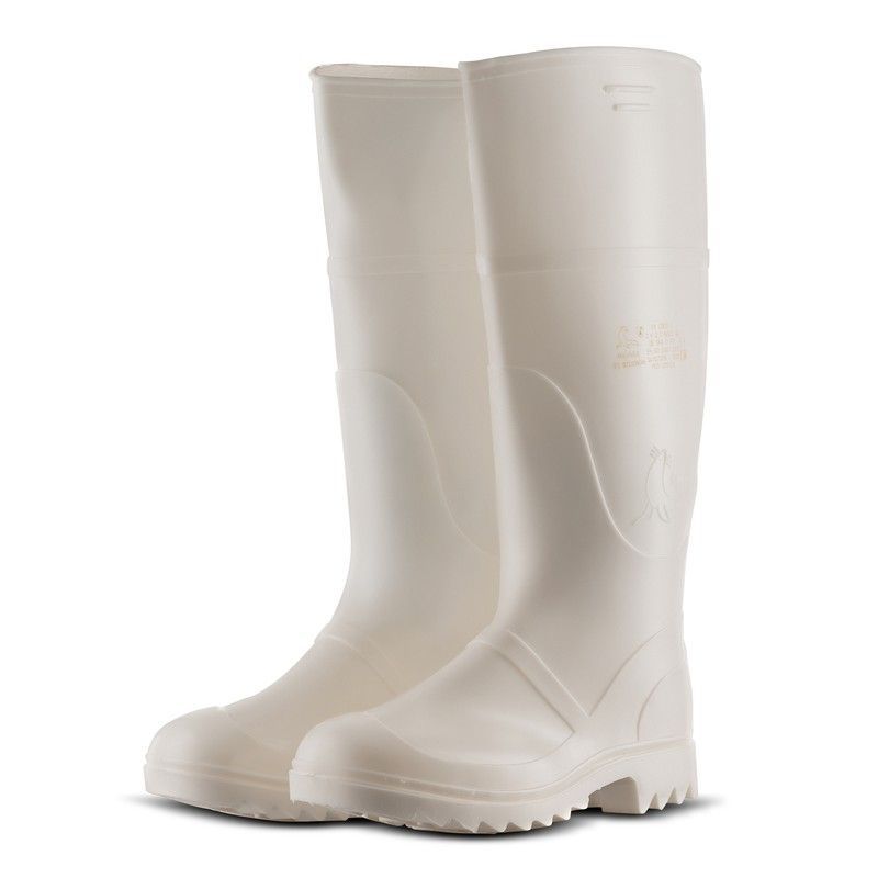 Botas de agua Foca blancas de caña alta