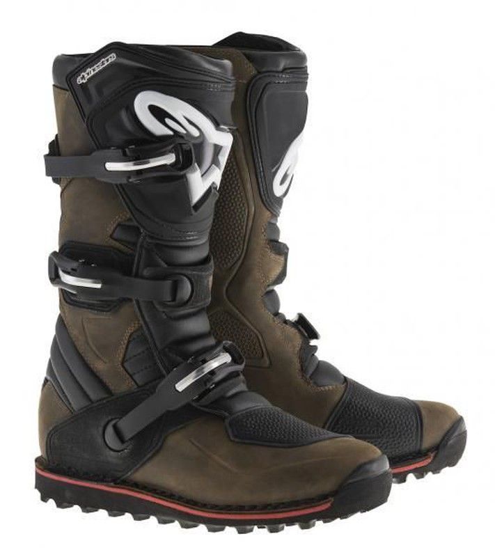 Botas Trial Alpinestars Tech T Brown Oiled