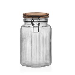 Bote C/Tapa 1500Ml.Acacia 11,4X12,2X19,8