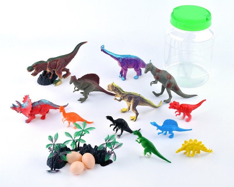 BOTE DINOSAURIOS 21PCS