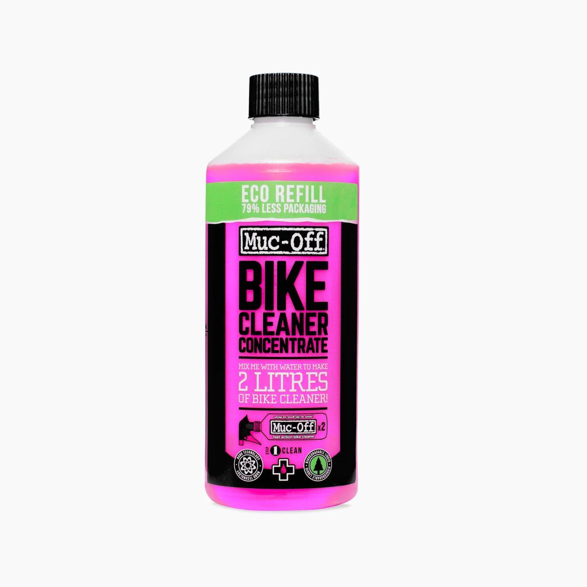 Bote Muc-Off Limpiador Bici Concentrado Bio 500 ml ♻️ | Ecológico, Potente y Económico