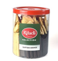 Bote surtido rifacli 700 gramos neulas y abanicos
