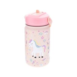 Botella Agua con Adaptador 330 ml Pink Unicorn Creative Story