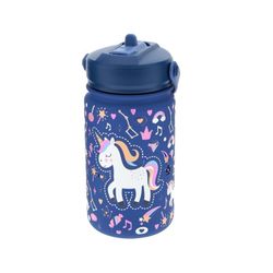 Botella Agua con Adaptador 330 mlDark Blue Unicorn Creative Story