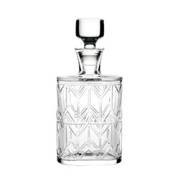 Botella de whisky de cristal transparente, 6,8 x 13 x 27,7 cm | Avenue