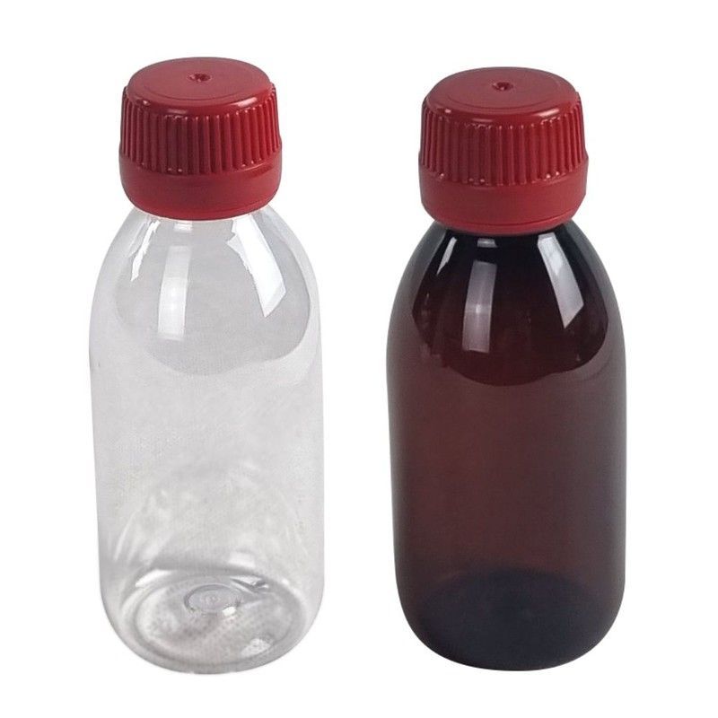 Botella Sirop 125ml con tapón precinto