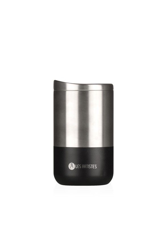 Botella taza 350 ml Split negro (a-2370)