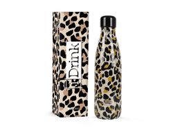 Botella Térmica 500 ml estampado leopardo I-Total