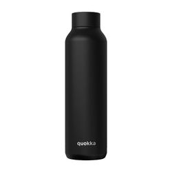Botella Termica Solido Negro 85Cl Inox Quokka