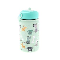 Botella Termo 330 ml Infantil con Pajita Mint Puppy Creative Story