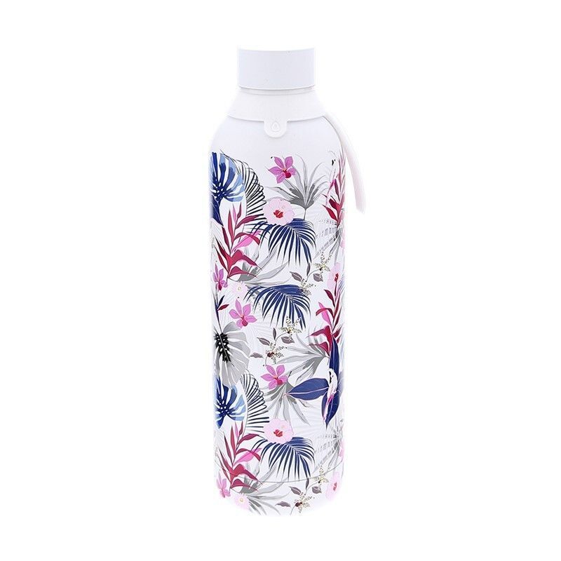 Botella Termo 710 ml Ice Exotic Floral Acero Creative Story