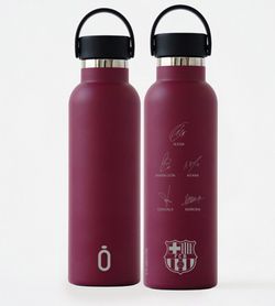 Botella Termo Runbott Futbol Club Barcelona Barça Femenino Escudo 600Ml Grana