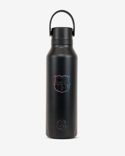 Botella Termo Runbott Original Mii Futbol Club Barcelona Barça Texture Escudo Perfiles Tornasolados 600Ml Black