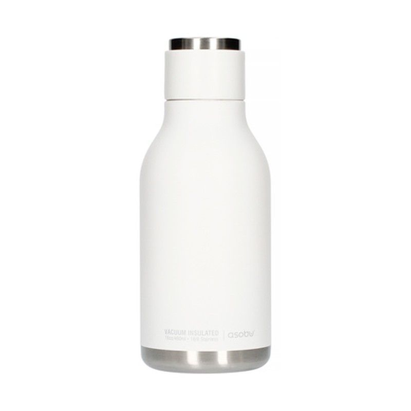Botella termo urban 470ml blanco asobu