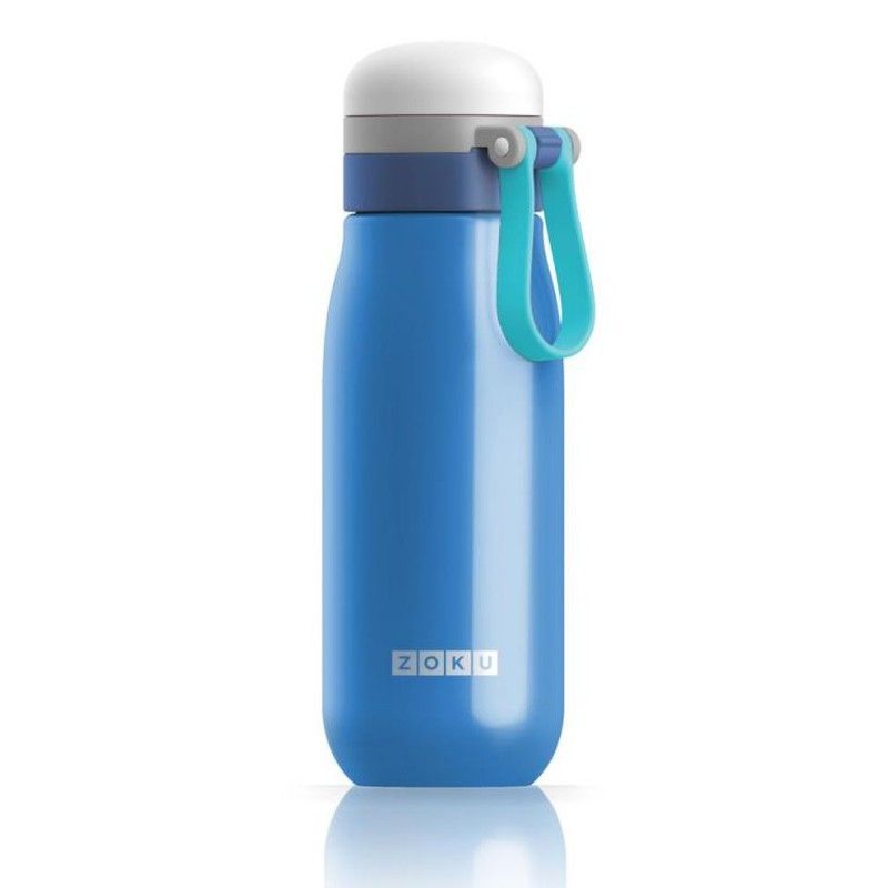 Botella zoku inox ultraligero azul zoku
