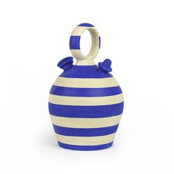 Botijo de Arcilla Blanco, 23x23x38 cm