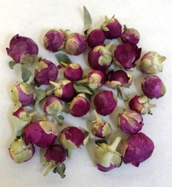 Botones de Paeonias preservadas