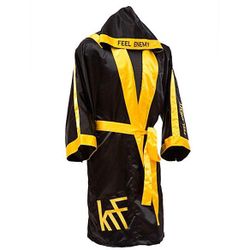 Box Krf Feel The Enemy Bata Competicion Negra-Amarilla