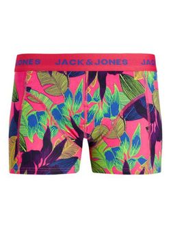 Bóxers elásticos con hojas Jack & Jones Pink