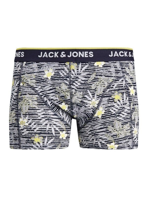 Bóxers elásticos con rayas y estampado tropical Jack & Jones Alloy