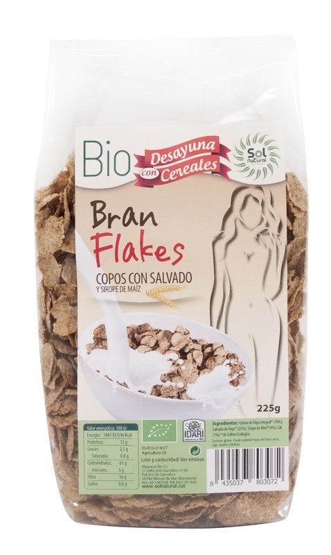 Bran Flakes Con Salvado Bio 225 G
