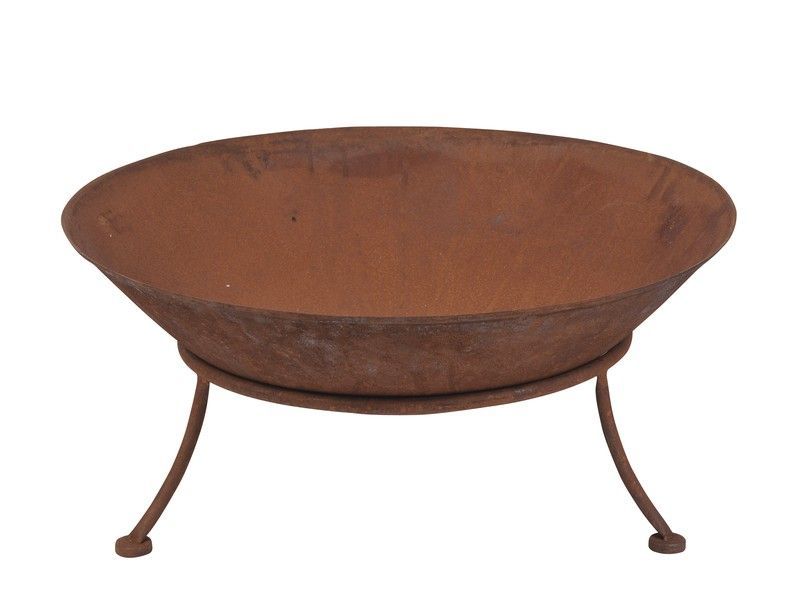 Brasero wok acero corten