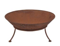 Brasero wok acero corten