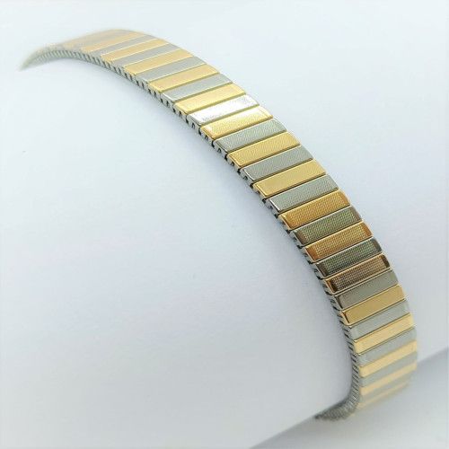 Brazalete Acero Bicolor Dorado Correa 8mm RO200/38/2240