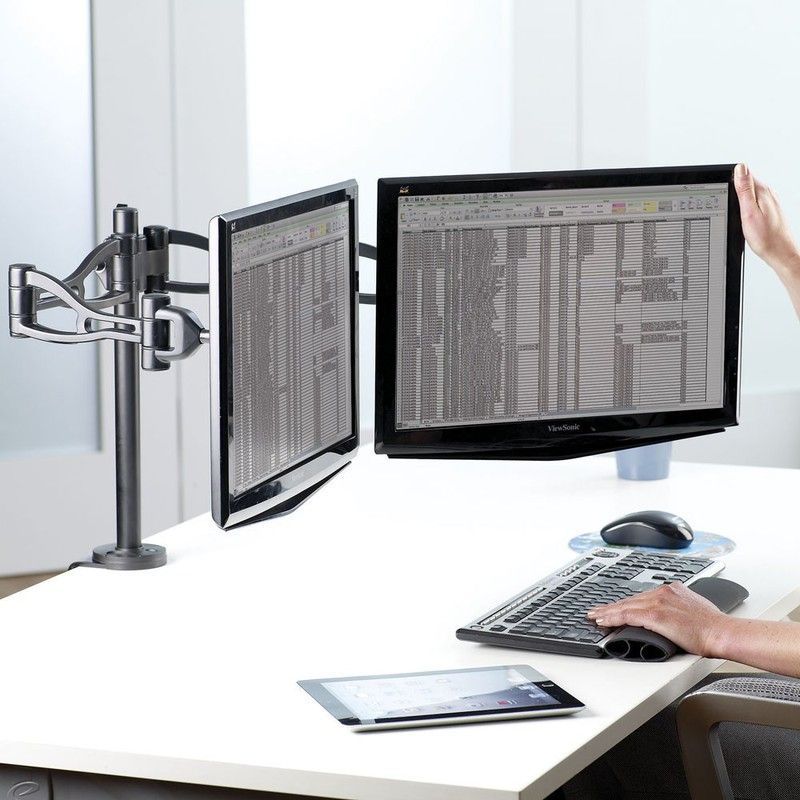 Brazo doble para monitor professional series de fellowes