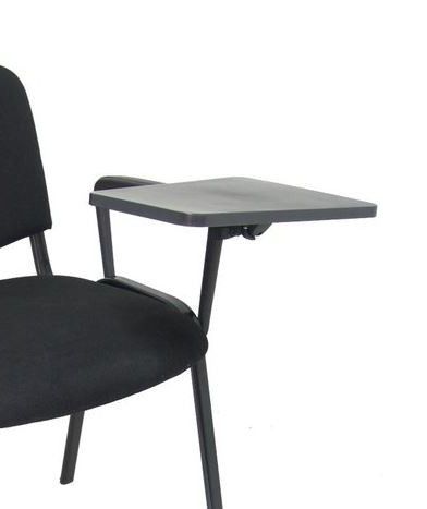 Brazo izquierdo con pala izquierda de escritura en PVC para zurdos para sillas confidentes