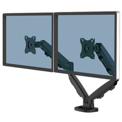 Brazo para monitor doble Eppa™ Negro