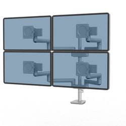 Brazo para monitor Tallo Modular™ 4FFS Plata