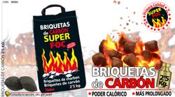 Briquetas De Carbon 2.5 Kg 8006