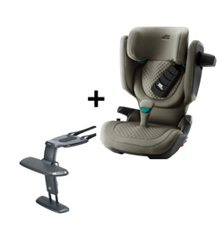 Britax Römer Kidfix PRO (Lux) con reposapiés Booster Footrest de Swandoo