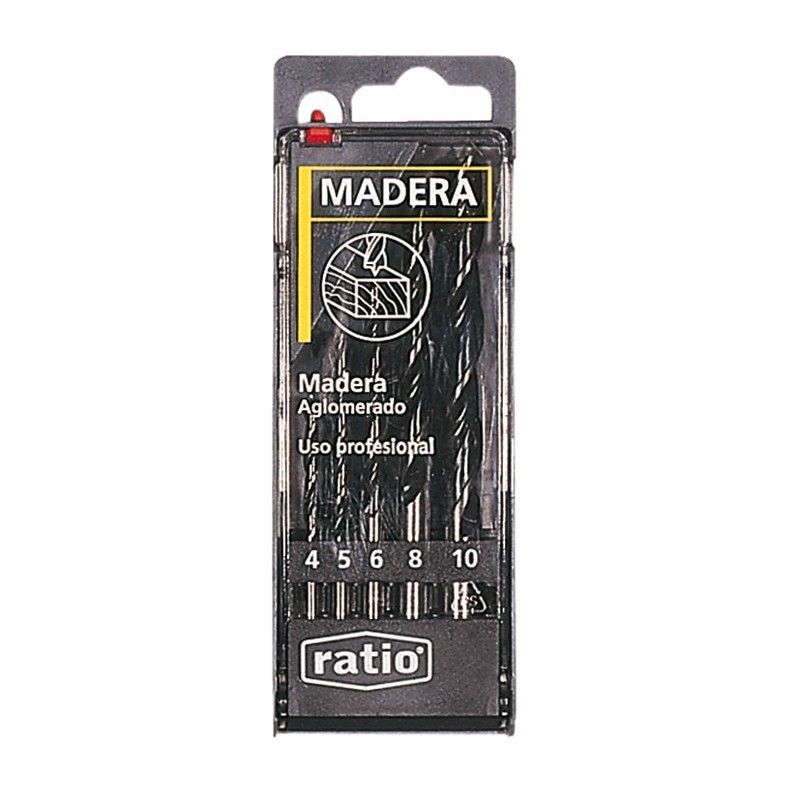 Broca madera RATIO 6190 Brocas P/Madera Jgo.5 Ratio