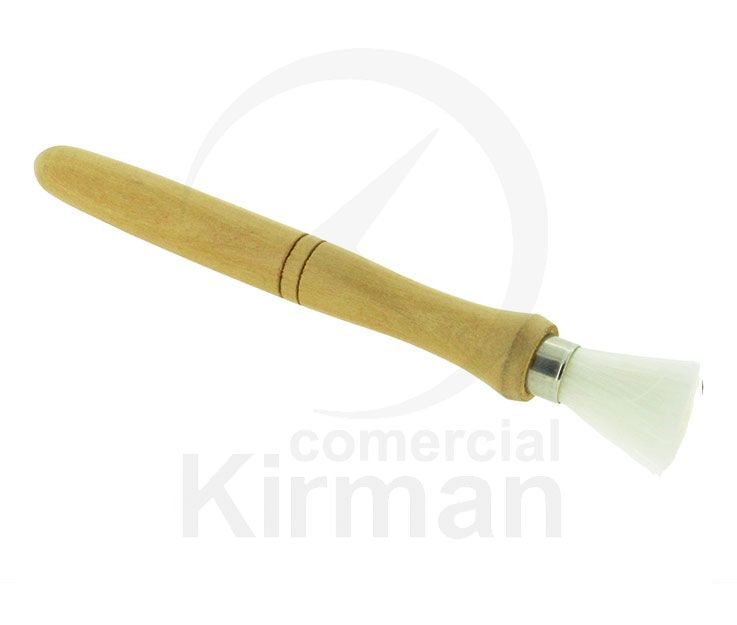 Brocha De Mano Madera 16101 Cerdas Nylon Suave punta Recta