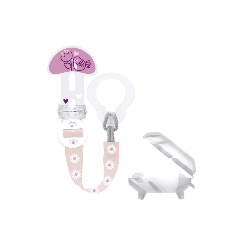 Broche para chupete Cip It! & Cover Rosa