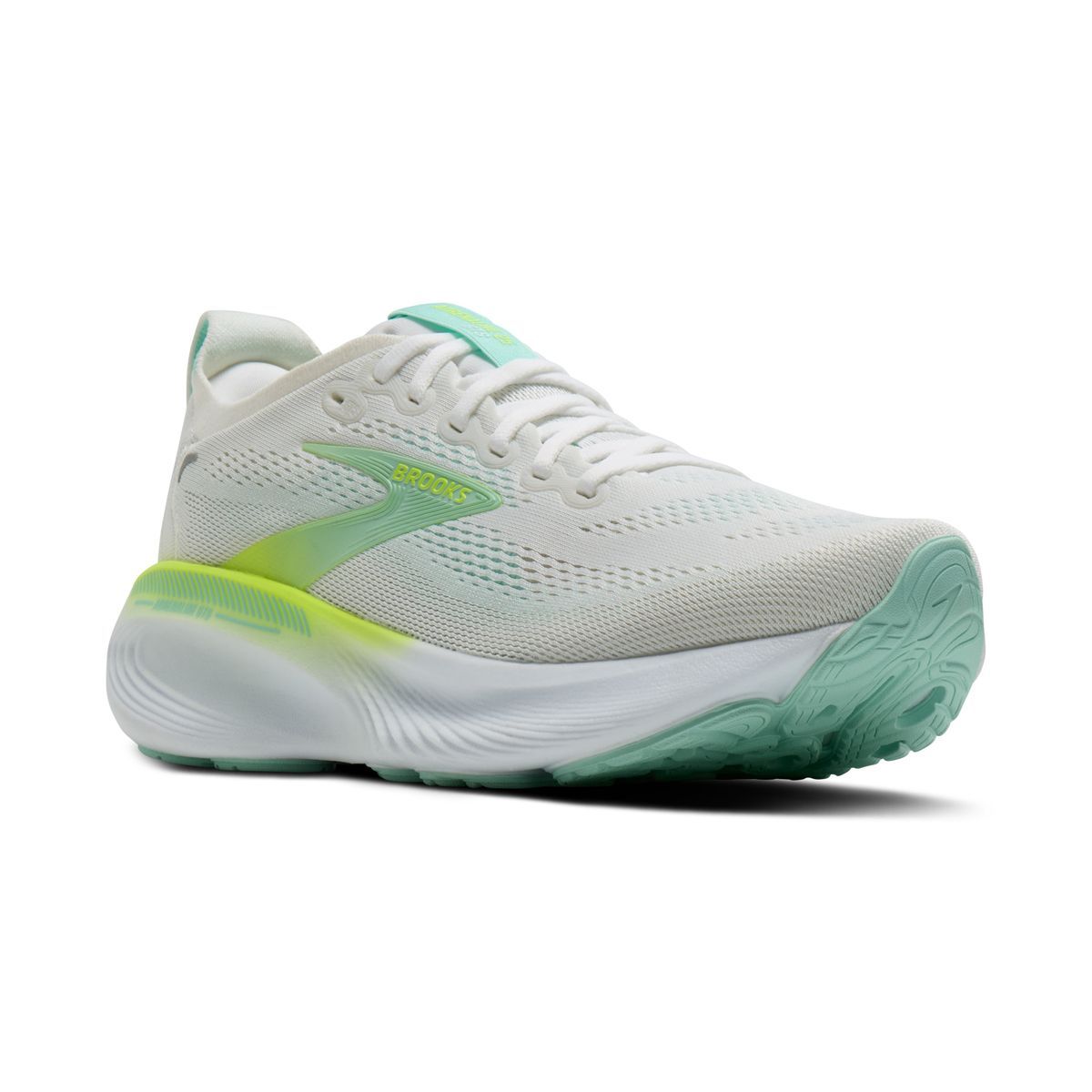 Brooks ADRENALINE GTS 25 Mujer White/Nightlife/Yucca