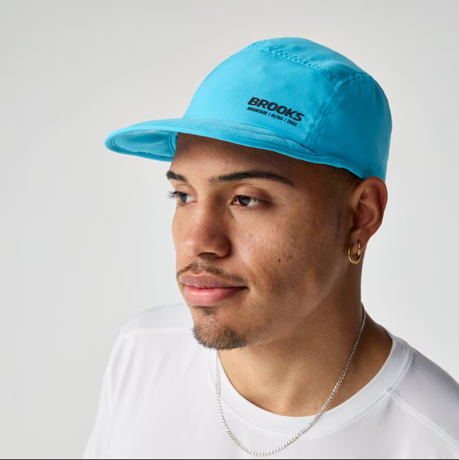 Brooks LITEWEIGHT Gorra Packable Hat 2.0 Blue