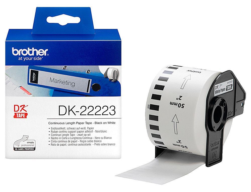 Brother DK-22223 Cinta de papel blanca 50 mm 30,4